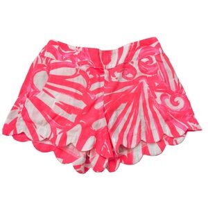 Lilly Pulitzer scalloped shorts, size: XS
